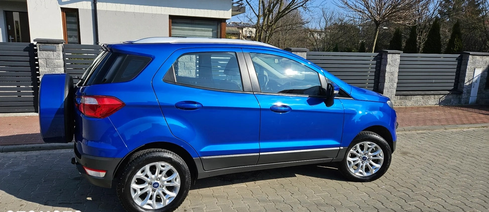 Ford EcoSport cena 37903 przebieg: 142347, rok produkcji 2014 z Zawiercie małe 631